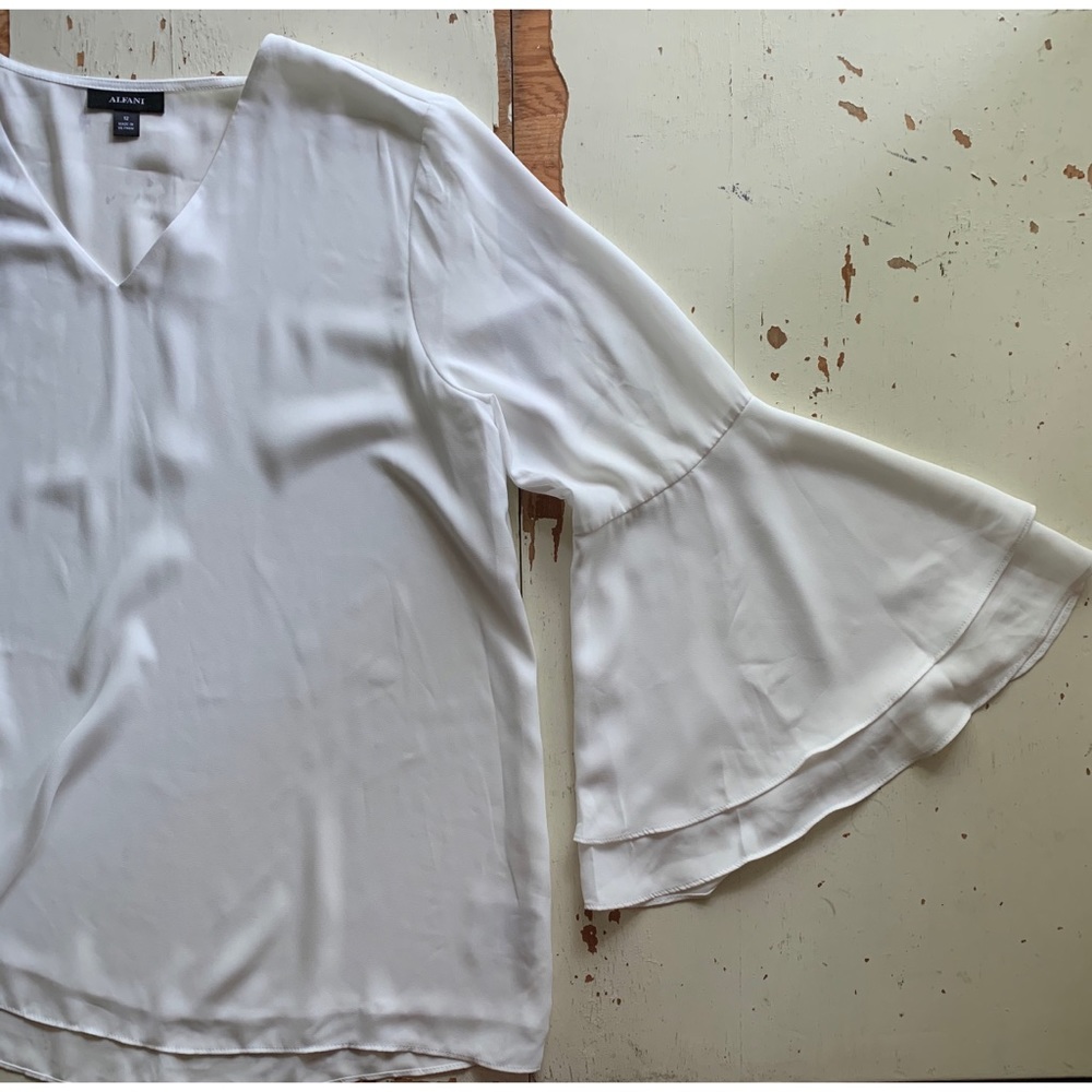 Alfani :: bell sleeve poet blouse - Picture 6 of 13